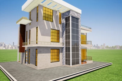 5 bedroom duplex house